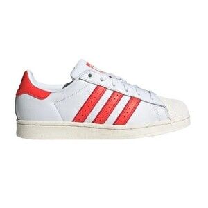 adidas Superstar – Size 9 Women's Sneakers Cloud White Bright Red IG2217 NEW